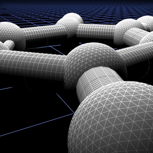 3ds max nucleobase dna - DNA - Uracil Nucleobase by DiegoDCvids
